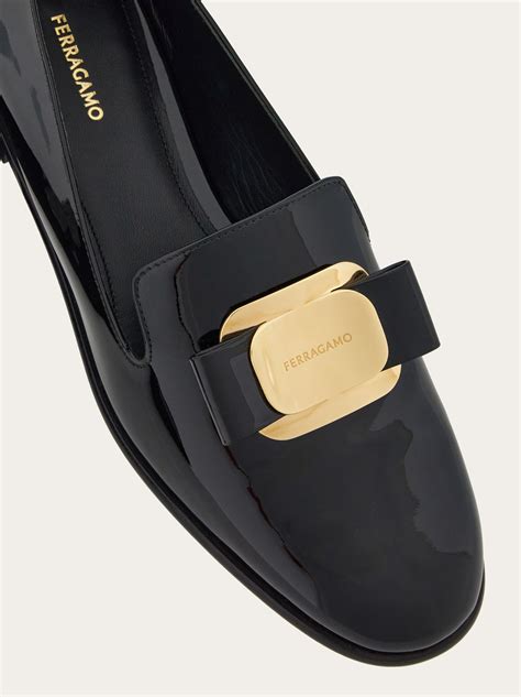 denim ferragamo loafers